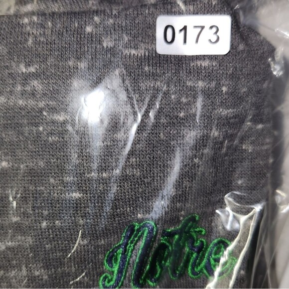 Notre Dame Embroidered Fighting Irish Hoodie Sweatshirt NCAA Football MEDIUM - Picture 11 of 11